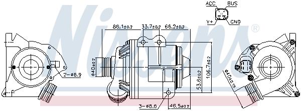 GT41504E Gates Насос охолодження