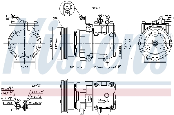 Насос кондиціонера Nissens 890737