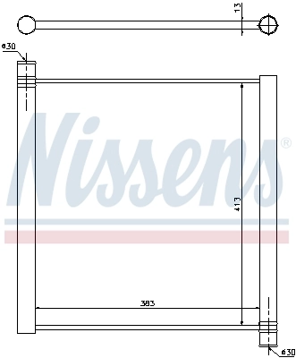 Радіатор 68451 Nissens