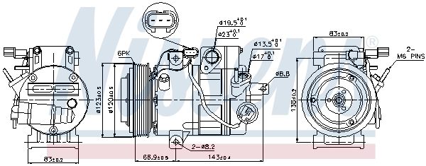 Насос кондиціонера HCC NE9DB02