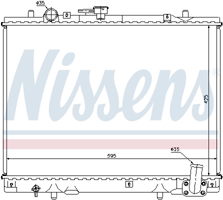 Радіатор 62892 Nissens