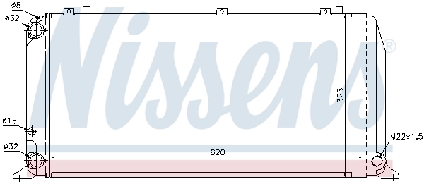 Радіатор 60488 Nissens