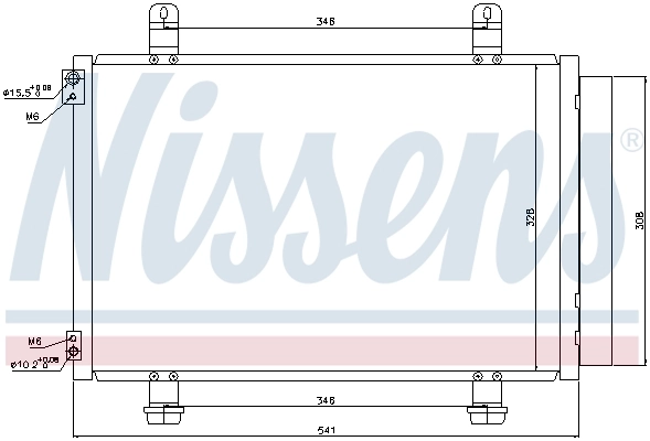 940079 Nissens Конденсатор