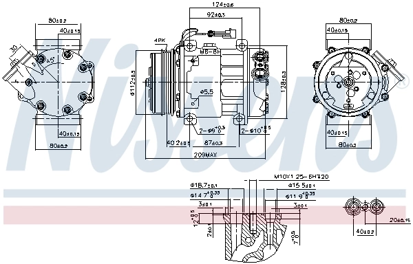 Насос кондиціонера Nissens 89347