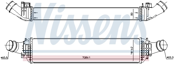 Інтеркулер 961468 Nissens