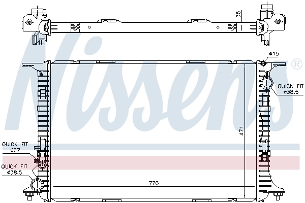 Радіатор 60359 Nissens