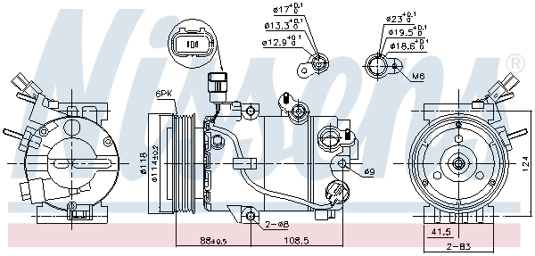 Компресор кондиціонера 41D1KS2X Polcar