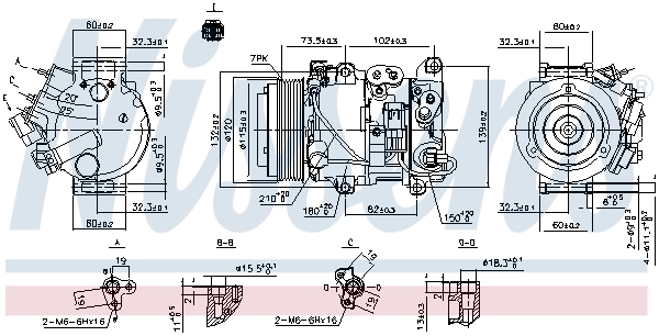 890158 Nissens Компресор холодоагенту