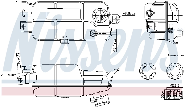  Бачок системи охолодження Fiat Ducato 2