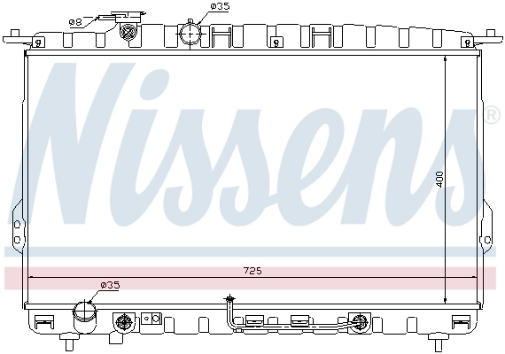 Радіатор 67028 Nissens