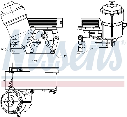 Корпус масляного фільтра Polcar 9568L82 ціна, від 76.20 USD
