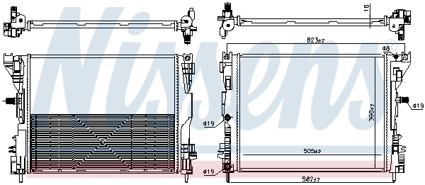 Радіатор RAD2802 FVP