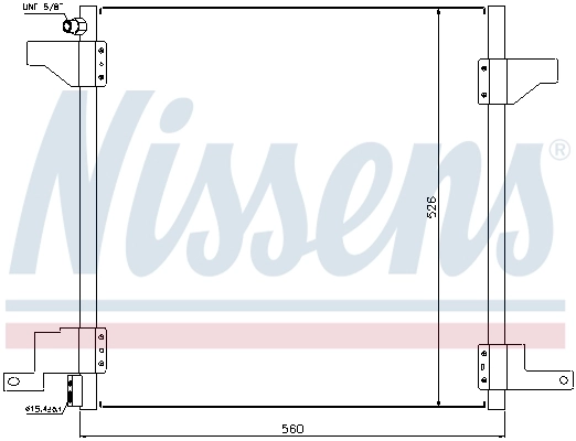 Конденсатор кондиціонера Nissens 94390 ціна, від 72.18 USD