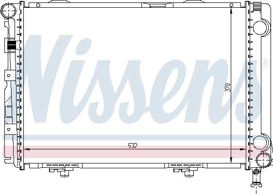 Радіатор 62549A Nissens