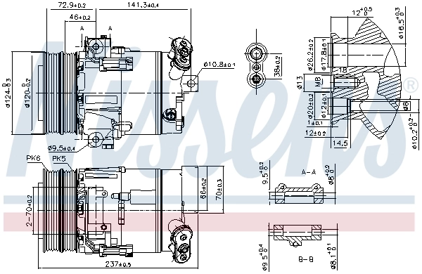 Насос кондиціонера Nissens 89393