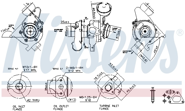 Турбіна Magneti Marelli TBM0027 ціна, від 290.35 USD