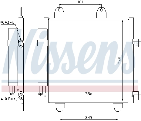 94891 Nissens Конденсатор