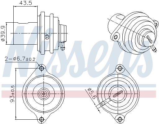 Клапан EGR рециркуляції газів Smart FORTWO 