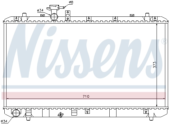 Радіатор 64197 Nissens