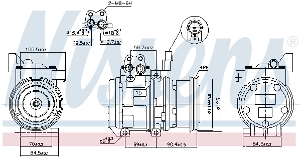 Насос кондиціонера Nissens 89299