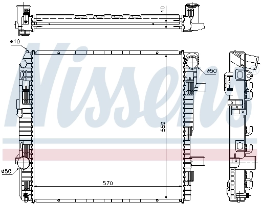 Радіатор 62794A Nissens