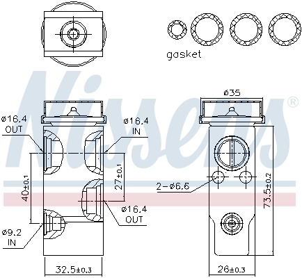 Клапан розширювальний Polcar 4035KZ1