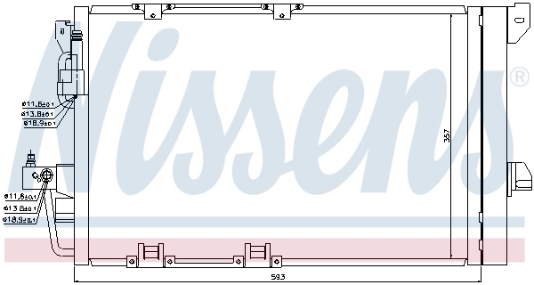 94650 Nissens Конденсатор