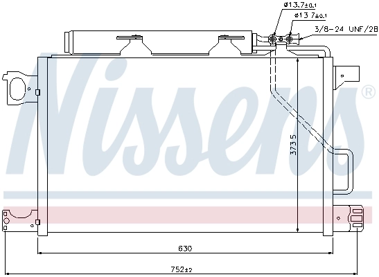 940100 Nissens Конденсатор