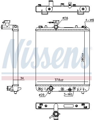 Радіатор 64195 Nissens