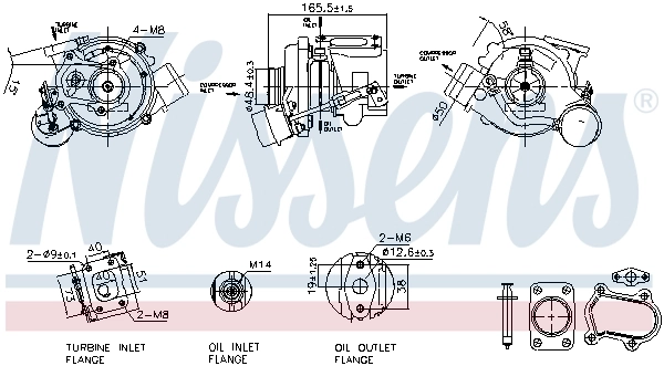 Турбіна Mahle Original 008TM16010000 ціна, від 207.06 USD