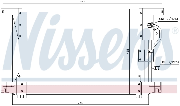  Радіатор кондиціонера Mercedes Benz Truck TRUCK ACTROS 