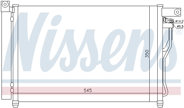 94895 Nissens Конденсатор