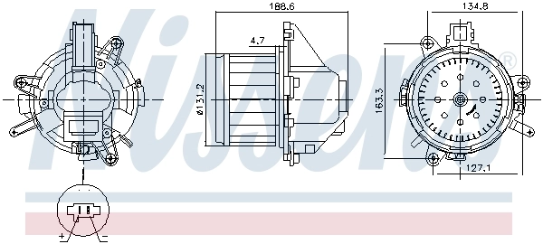 9849784380 Peugeot/Citroen Електромотор пічки