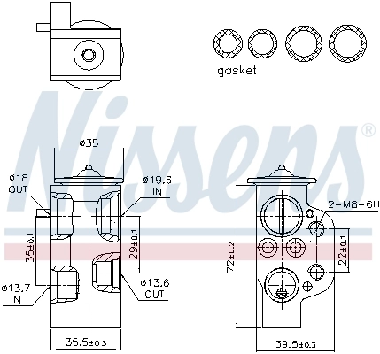 Клапан TRV, кондиціонера 8T0820679A BW
