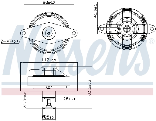 Клапан EGR рециркуляції газів Nissens 98197