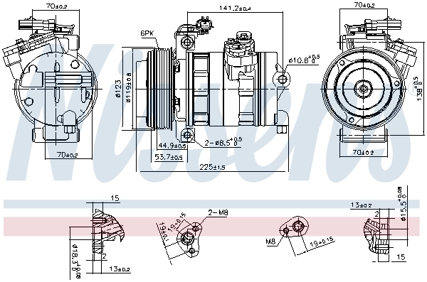 Насос кондиціонера Nissens 890662