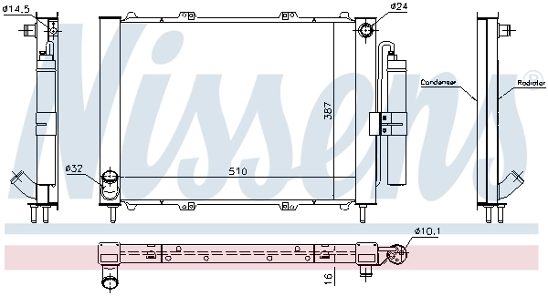 Конденсатор кондиціонера Kraft 1555206 ціна, від 161.04 USD
