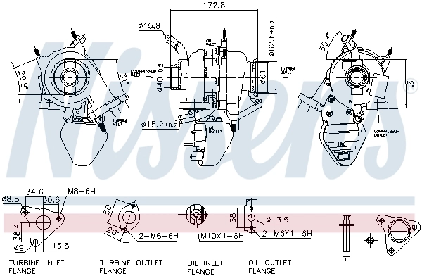 Турбіна General Motors 55278596 ціна, від 414.74 USD