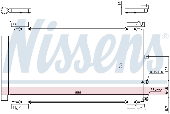 940574 Nissens Конденсатор