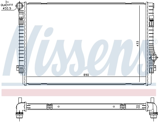 Радіатор 65302 Nissens