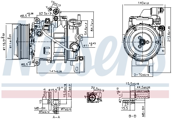 Насос кондиціонера Nissens 890880