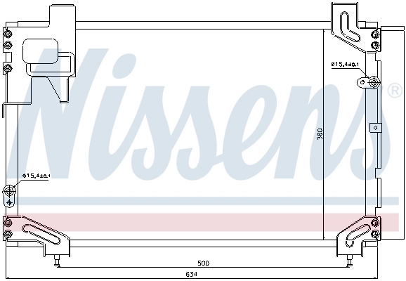 940020 Nissens Конденсатор