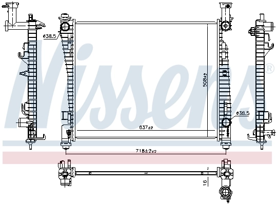 Радіатор 13200C GPD
