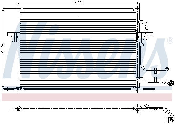 Конденсатор кондиціонера Ford Mondeo I хетчбек (GBP) (1993 - 1996) ціна, від 8.19 USD
