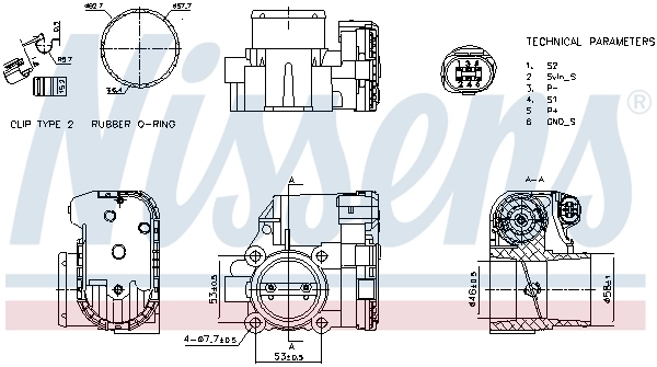 Дросільна заслінка в зборі на Ford C-Max  CB3