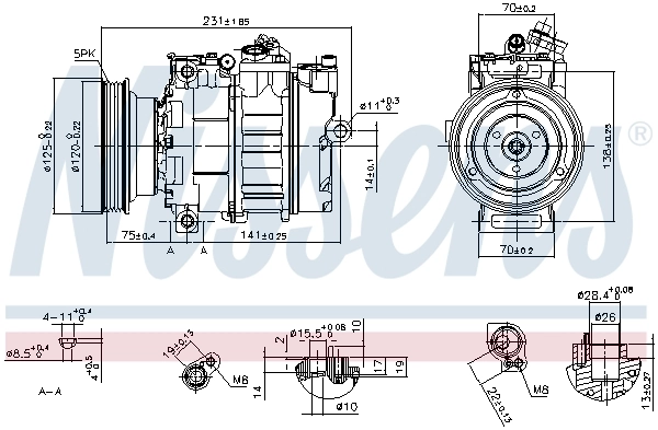 Насос кондиціонера Nissens 89232