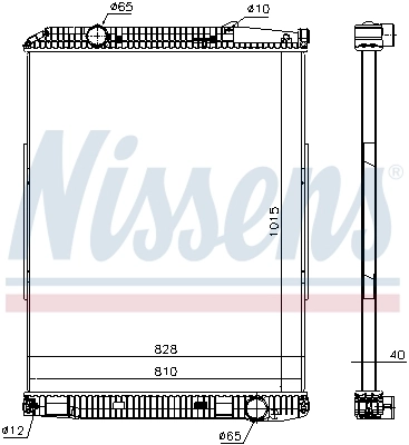 Радіатор A0025012201 Mercedes