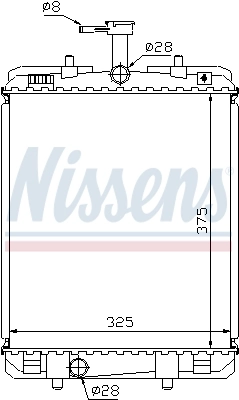 Радіатор 64685 Nissens