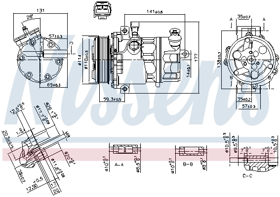 Насос кондиціонера Nissens 890074