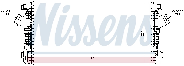 Інтеркулер 96557 Nissens